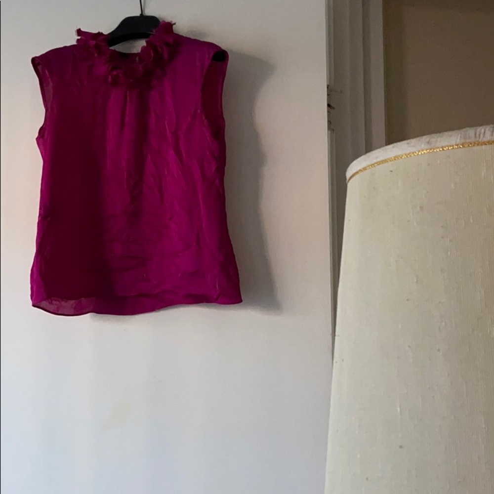 Fuschia blouse
